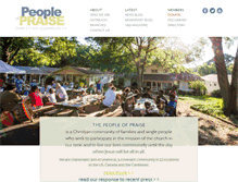 Tablet Screenshot of peopleofpraise.org